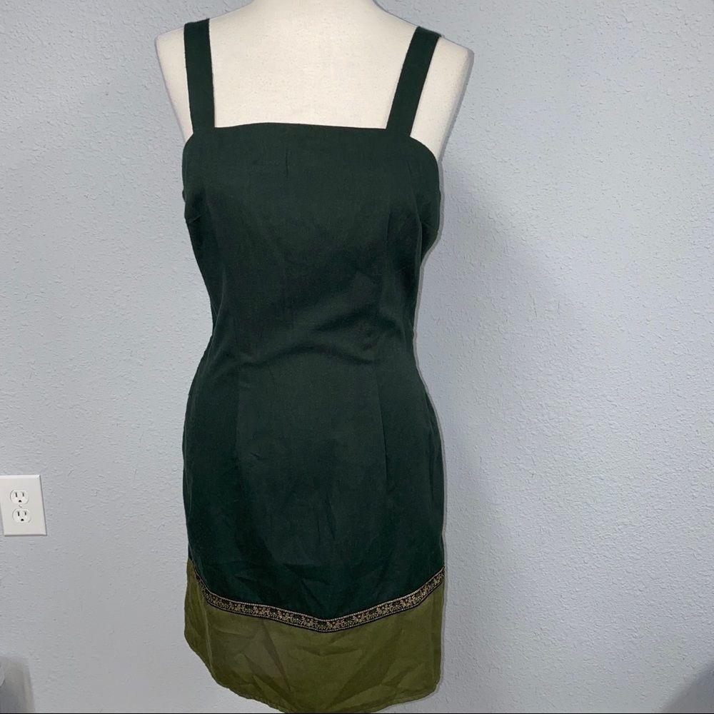 Juniors green no boundaries dress 7/9